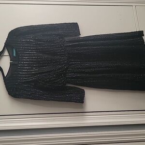 Black shimmer, sheer back Alice and Olivia